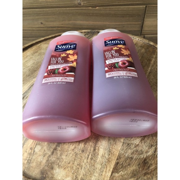 Suave Fallin' For You Body Wash Apple & Pomegranate, 2 PACK, 28 oz ea, Falling - Picture 5 of 5